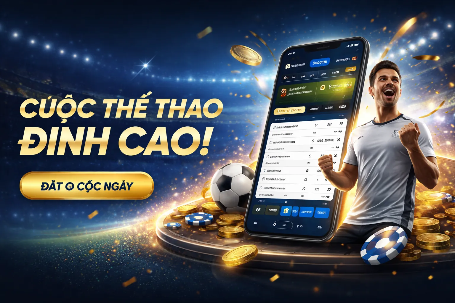 Sân vận động sôi động với cá cược thể thao trực tuyến 188bet và 88bet Hiphop
